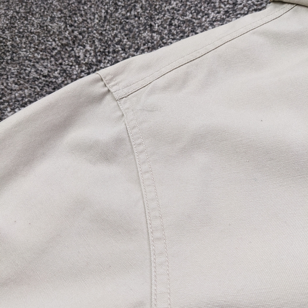 VTG LL Bean Jacket Canvas Chore Barn Corduroy Collar Flannel Lined Mens Large - Picture 13 of 13